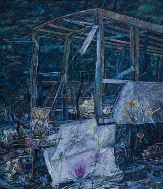 Samo-sebe-osvjetljava-150cm-x-130cm-ulje-na-platnuIvona-Juri-